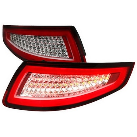 Serverusa 05-08 Porsche 911 LED Tail Lights - Red SE516201